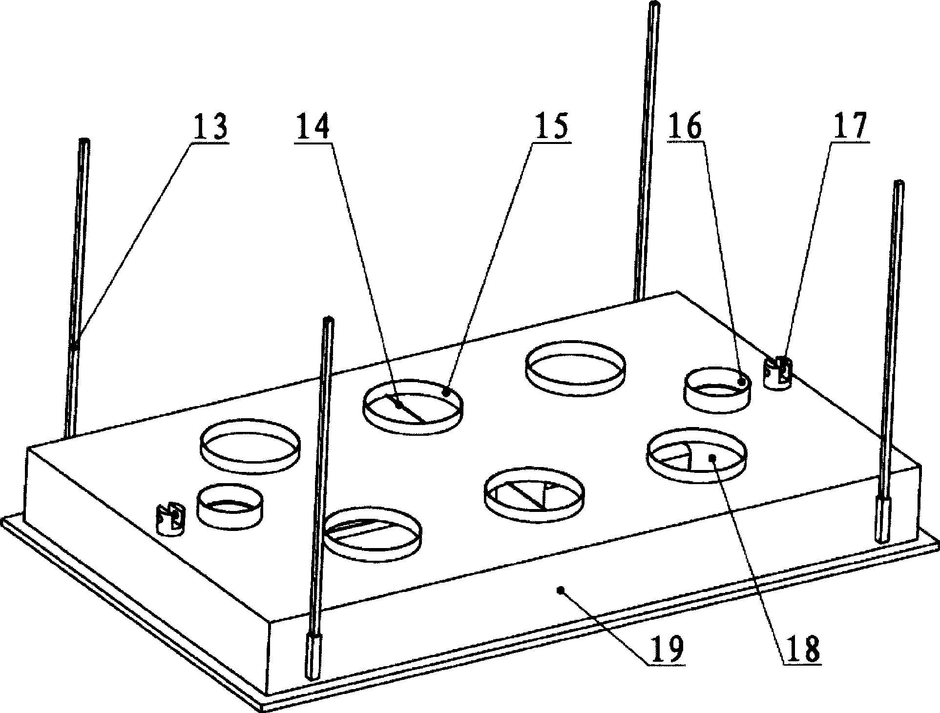 Solar bale drying plant