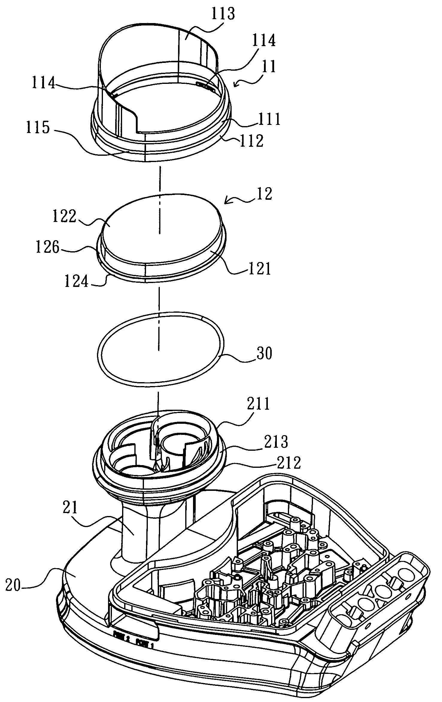 Waterproof mechanism for satellite antenna