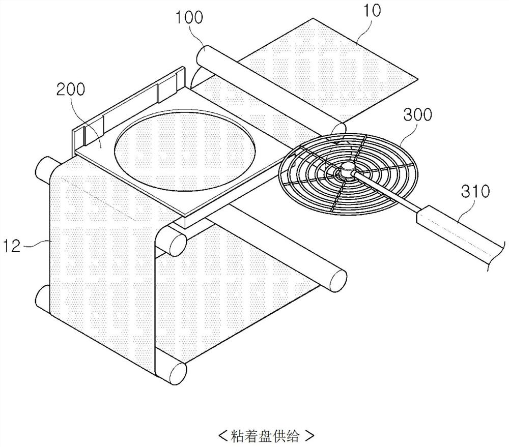 Vacuum lamination method and device for tsv process and bonding system using same