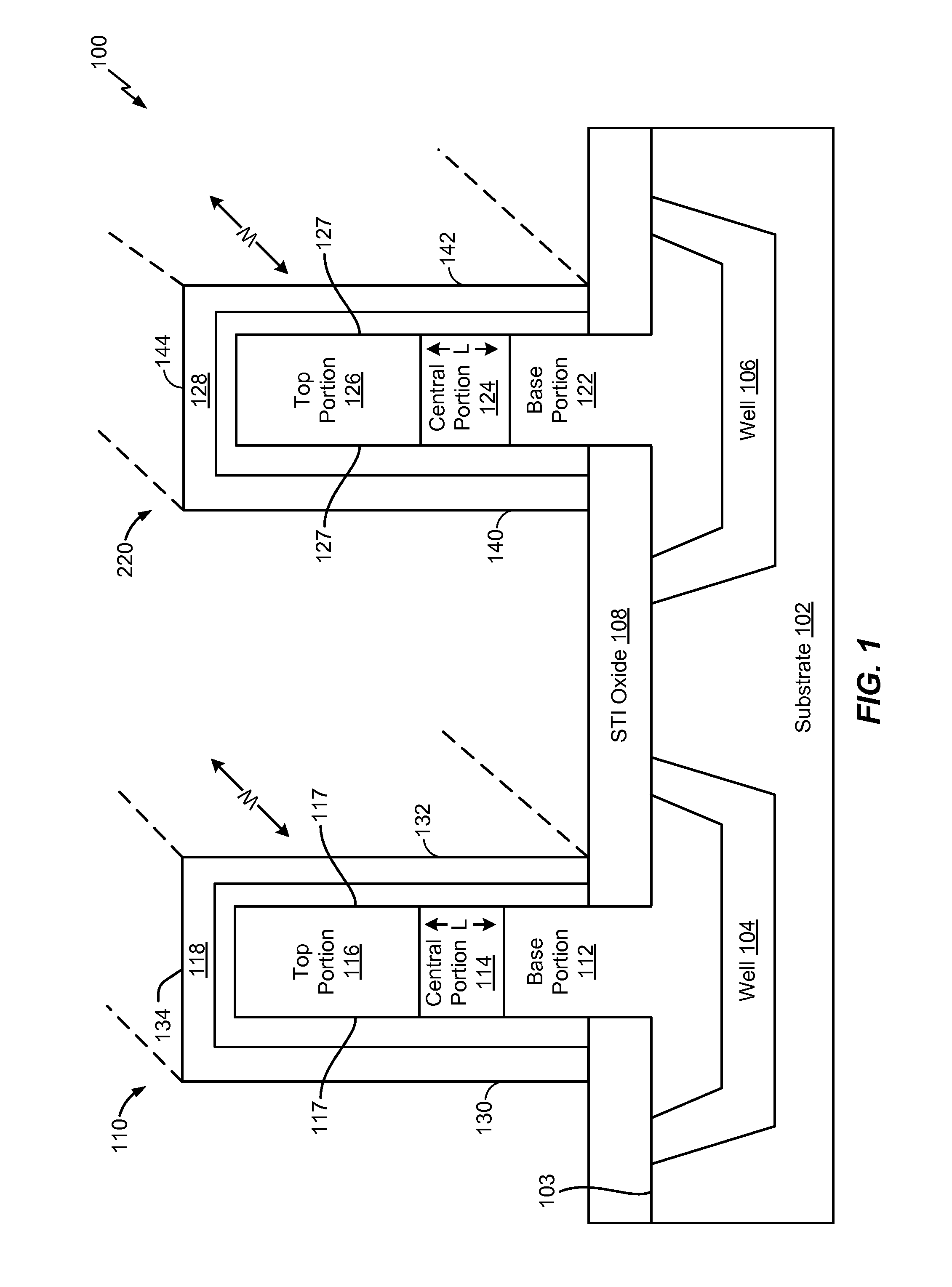 Vertical tunnel field effect transistor