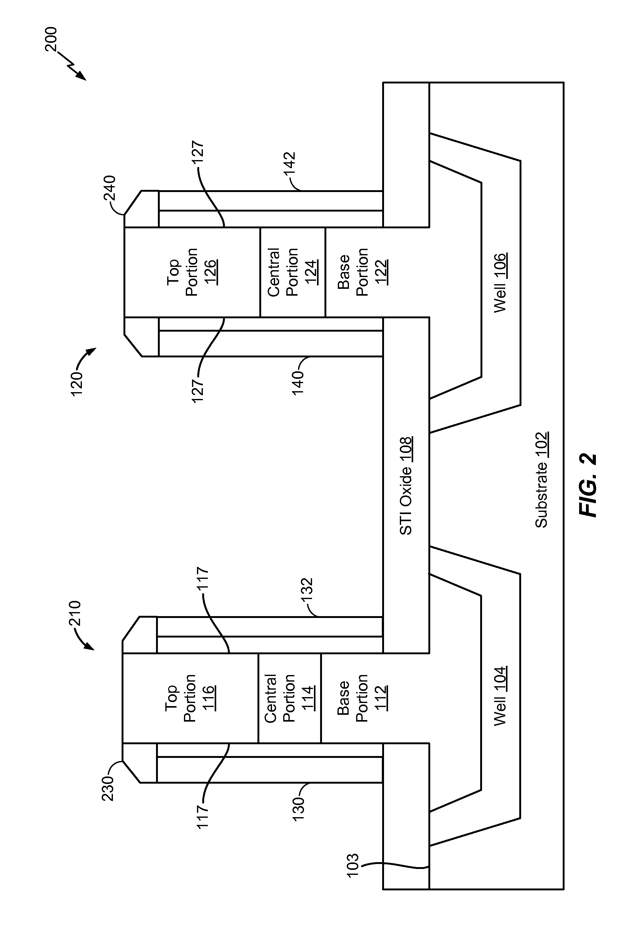 Vertical tunnel field effect transistor