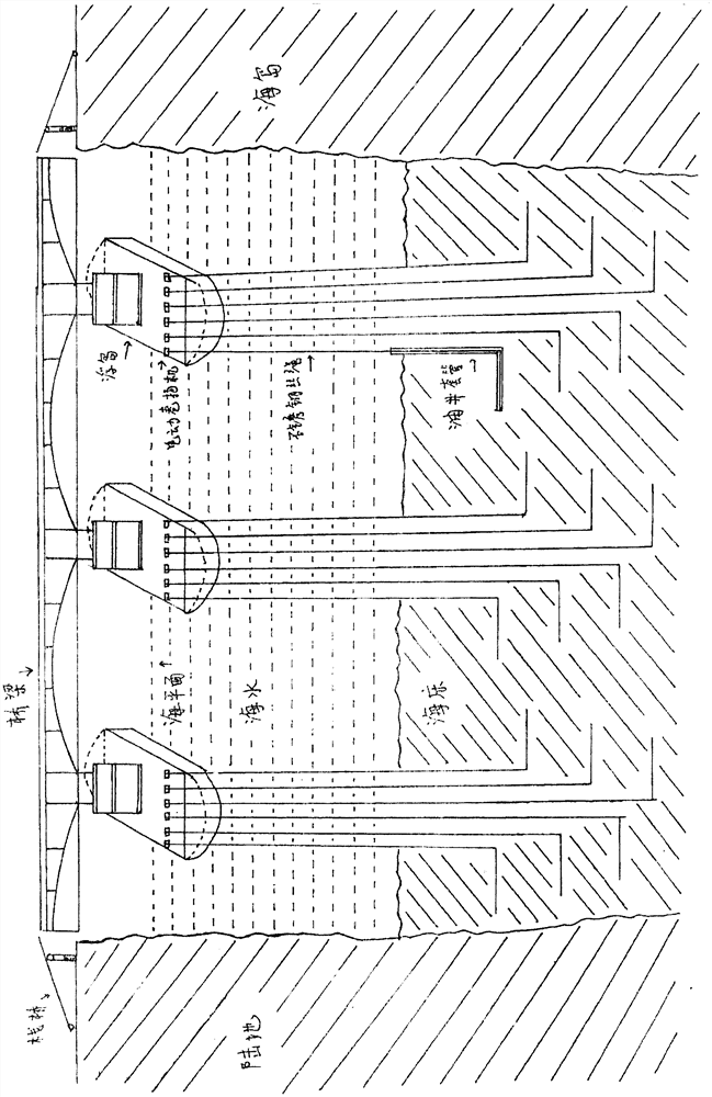 Light long-distance cross-sea intelligent permanent railway and highway floating bridge with low manufacturing cost and short construction period