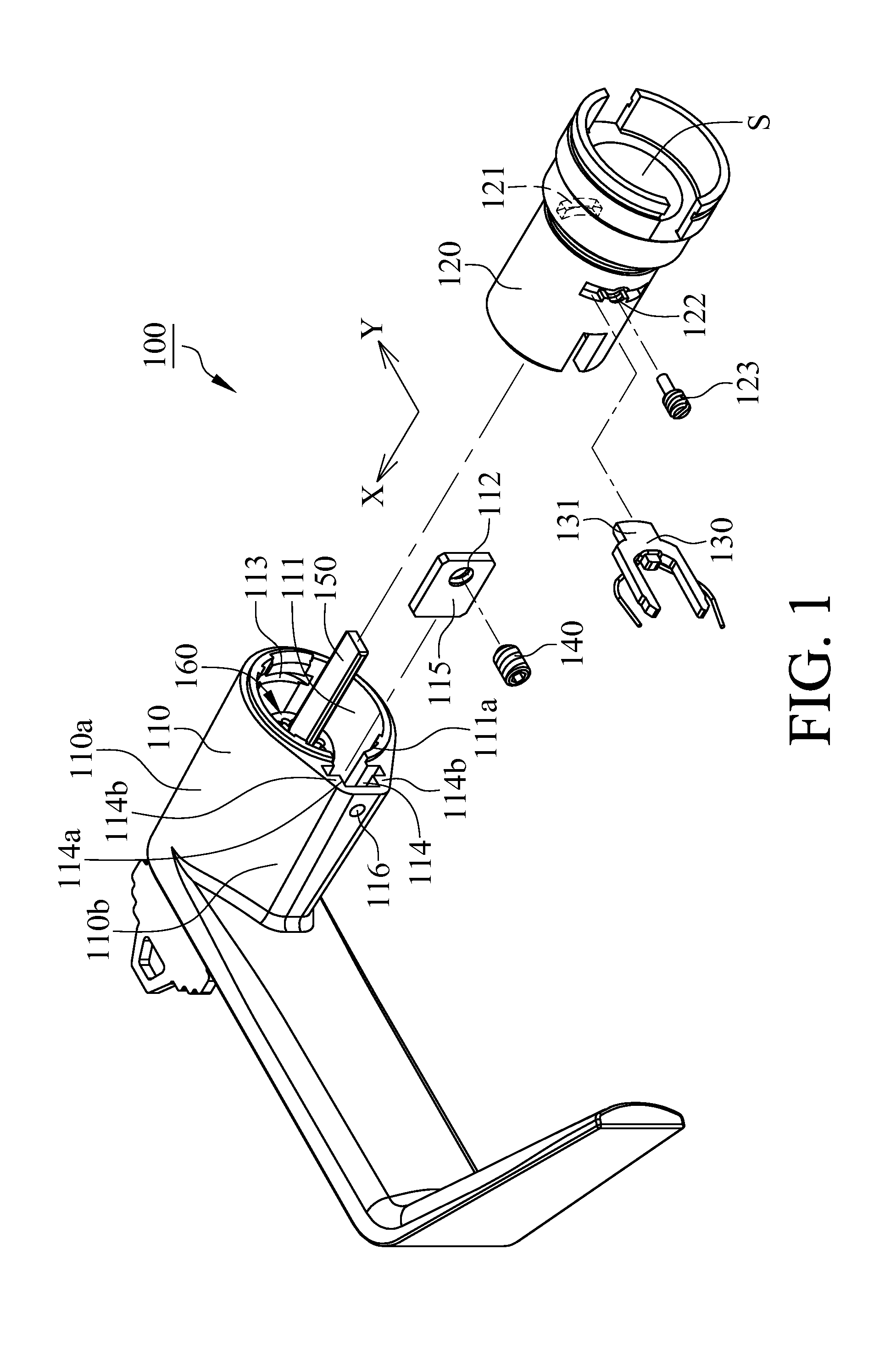 Handle assembly of lock