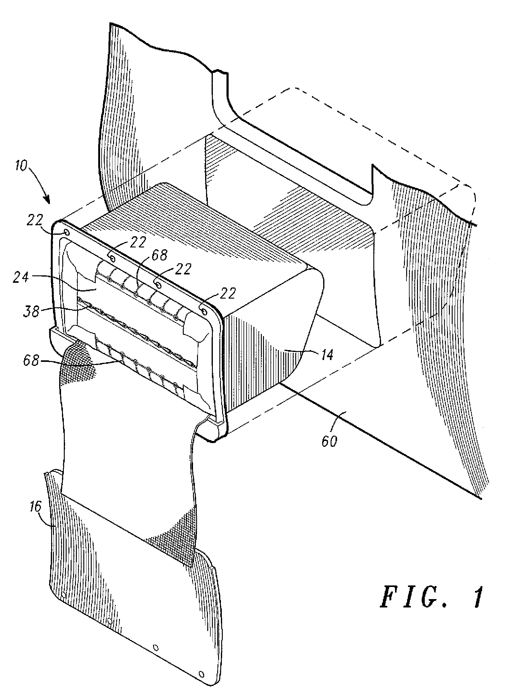 Fuselage mounted evacuation slide system