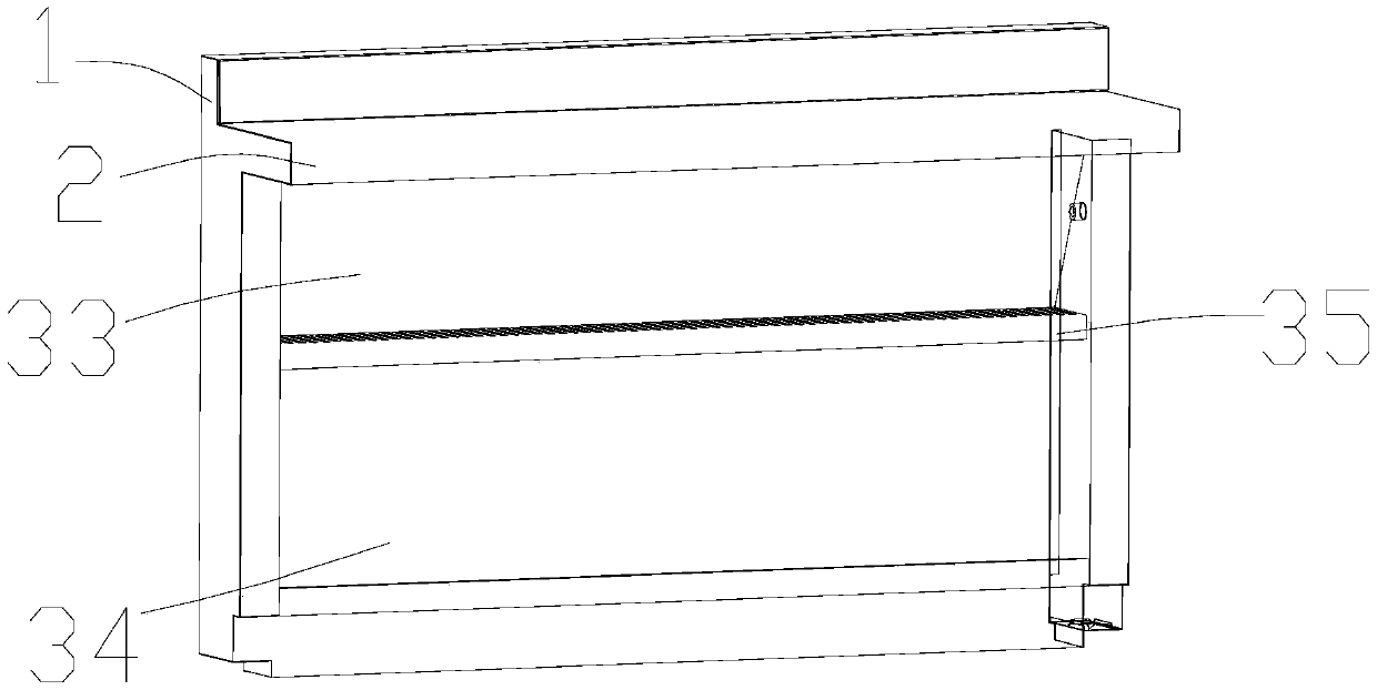 Structural module for controlling smoke by utilizing laser identification technology