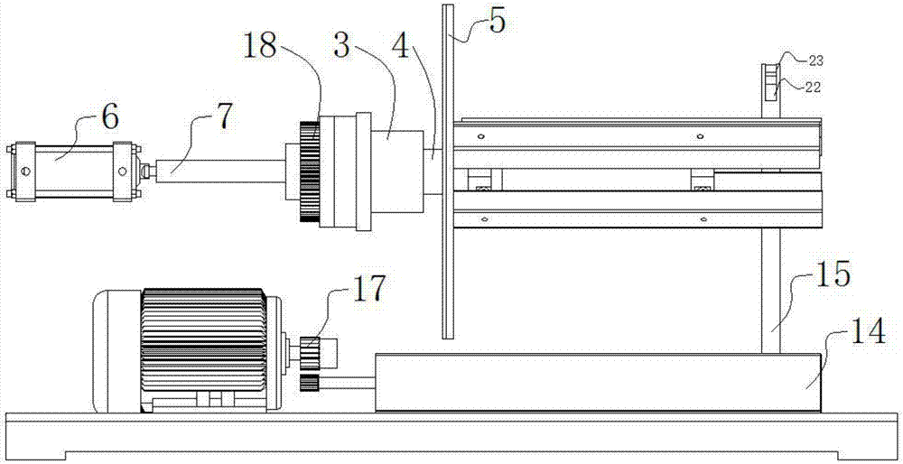 Novel cloth wind-up device