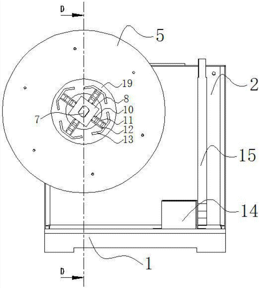 Novel cloth wind-up device