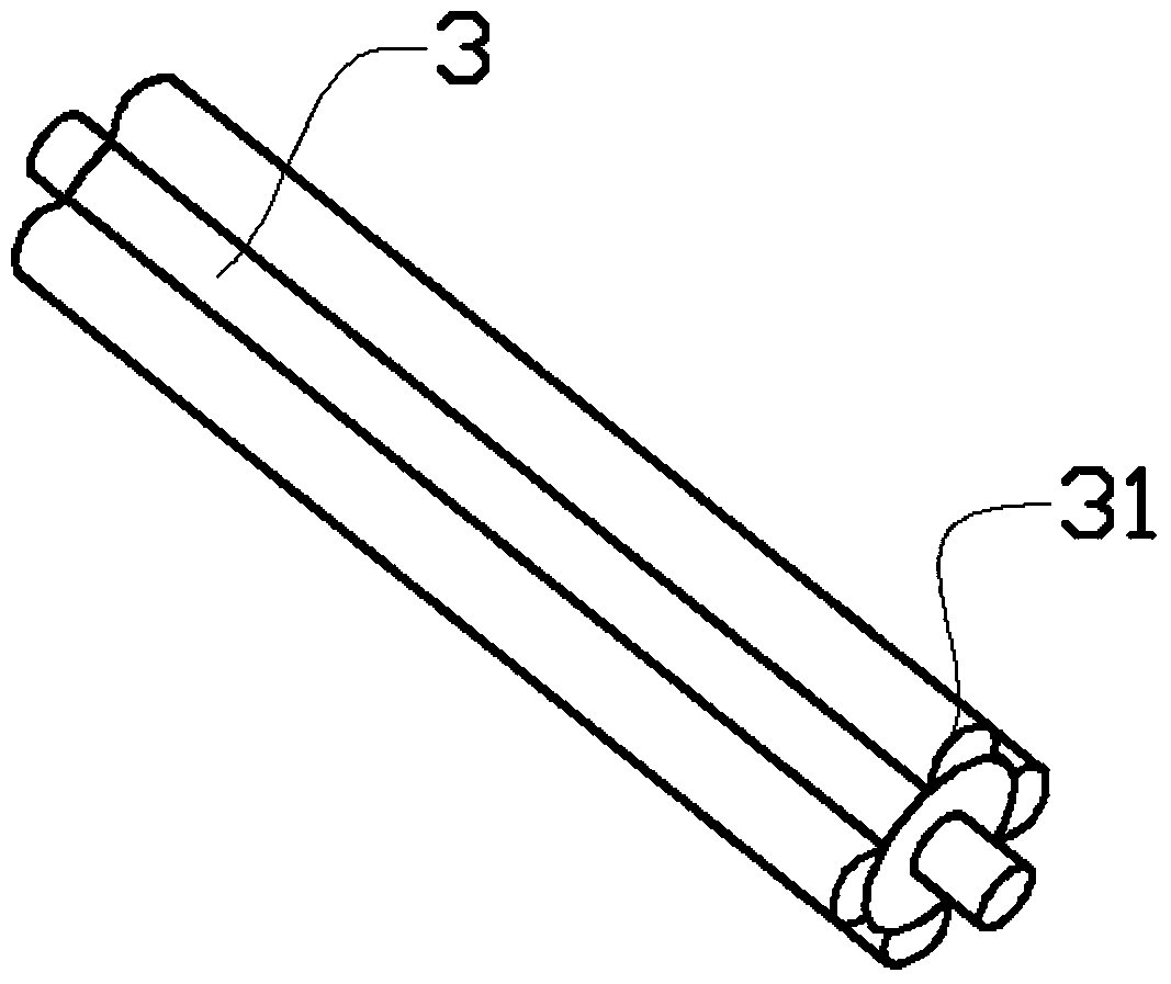 Oscillation beating type impurity removal device