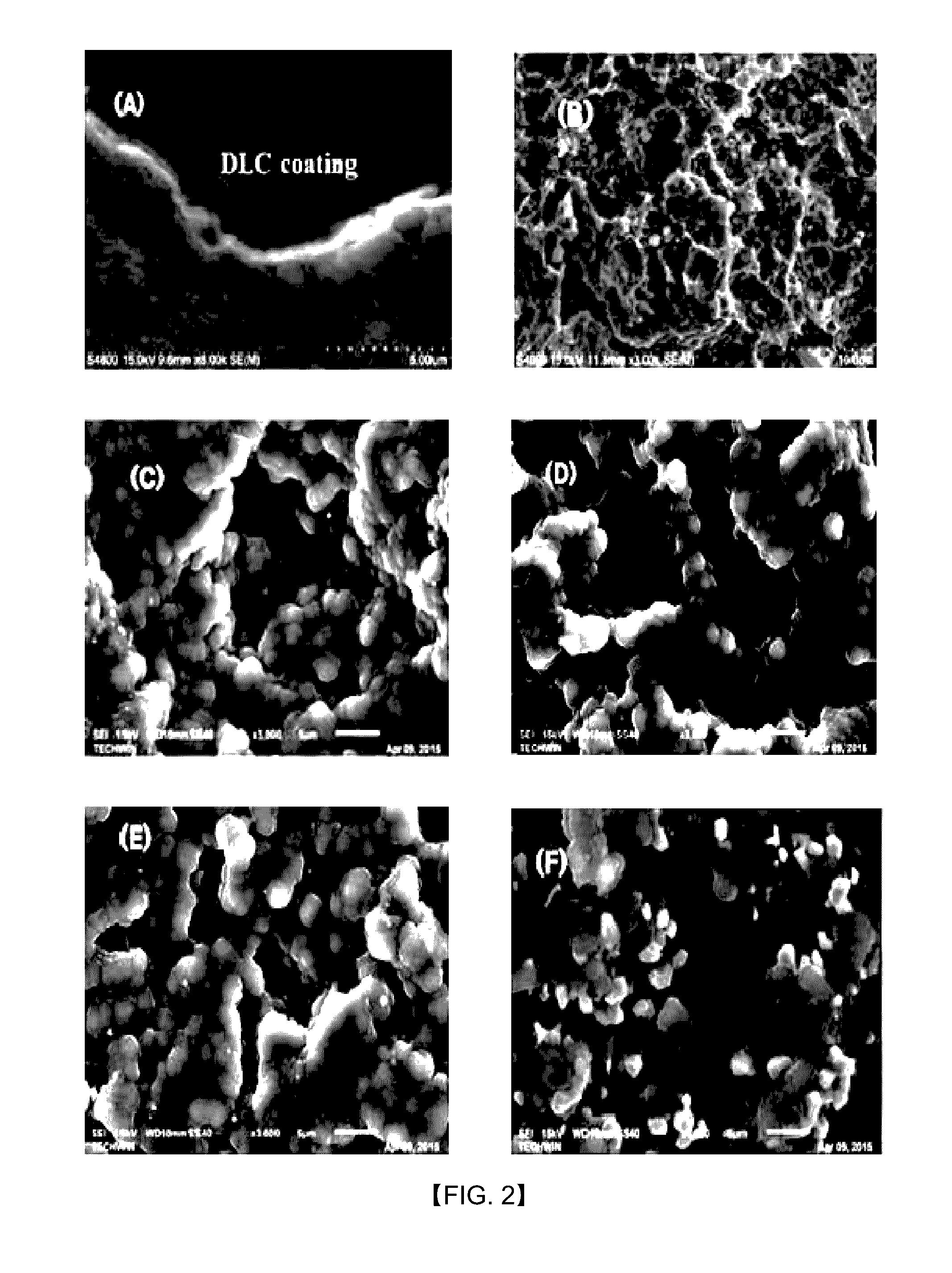 Fabrication method of DLC/Ti electrode with multi-interface layers for water treatment