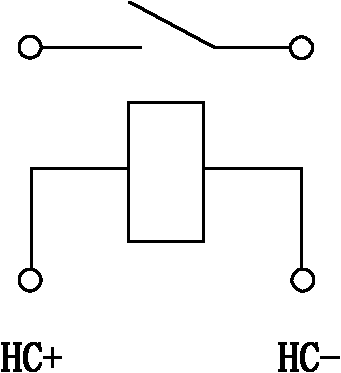 Control circuit of relay coil of electric vehicle