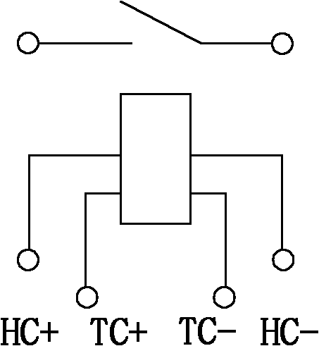 Control circuit of relay coil of electric vehicle