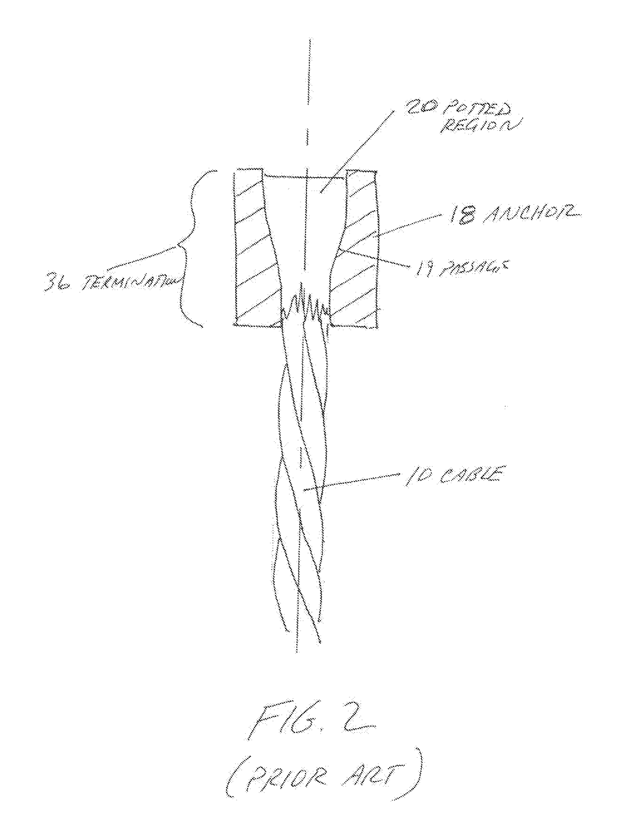 Method and Apparatus for Producing a Synthetic Semi-Static Tensile Member