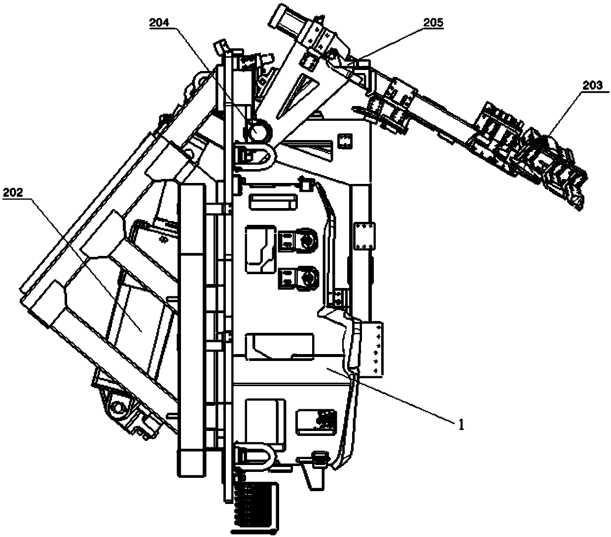 Pre-edge-rolling device