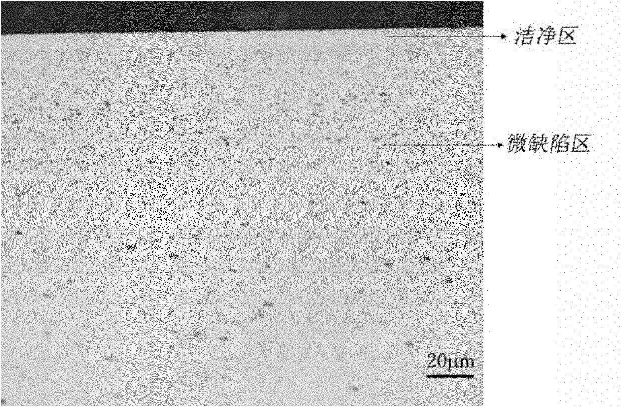 Internal gettering process of Czochralski silicon wafer