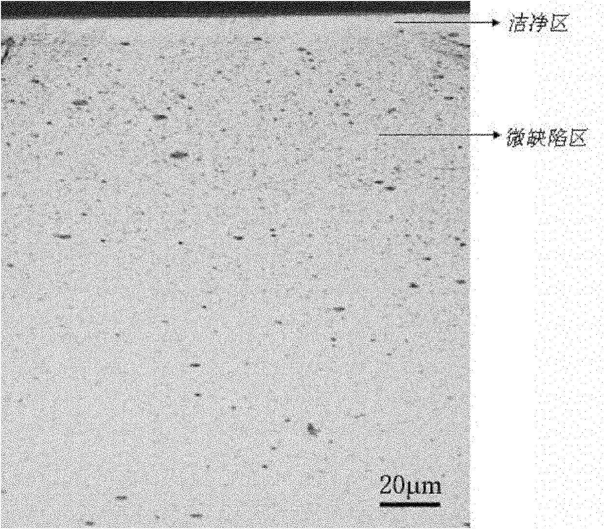 Internal gettering process of Czochralski silicon wafer