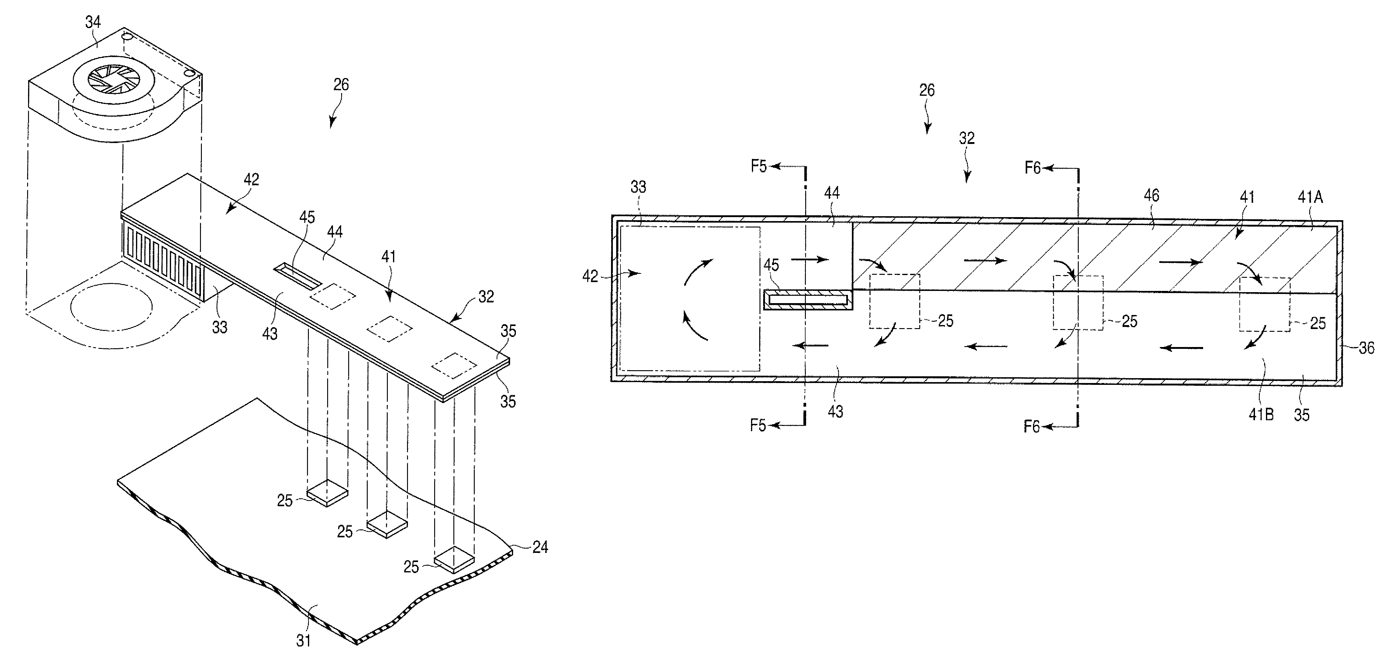 Electronic device, cooling device and loop heat pipe