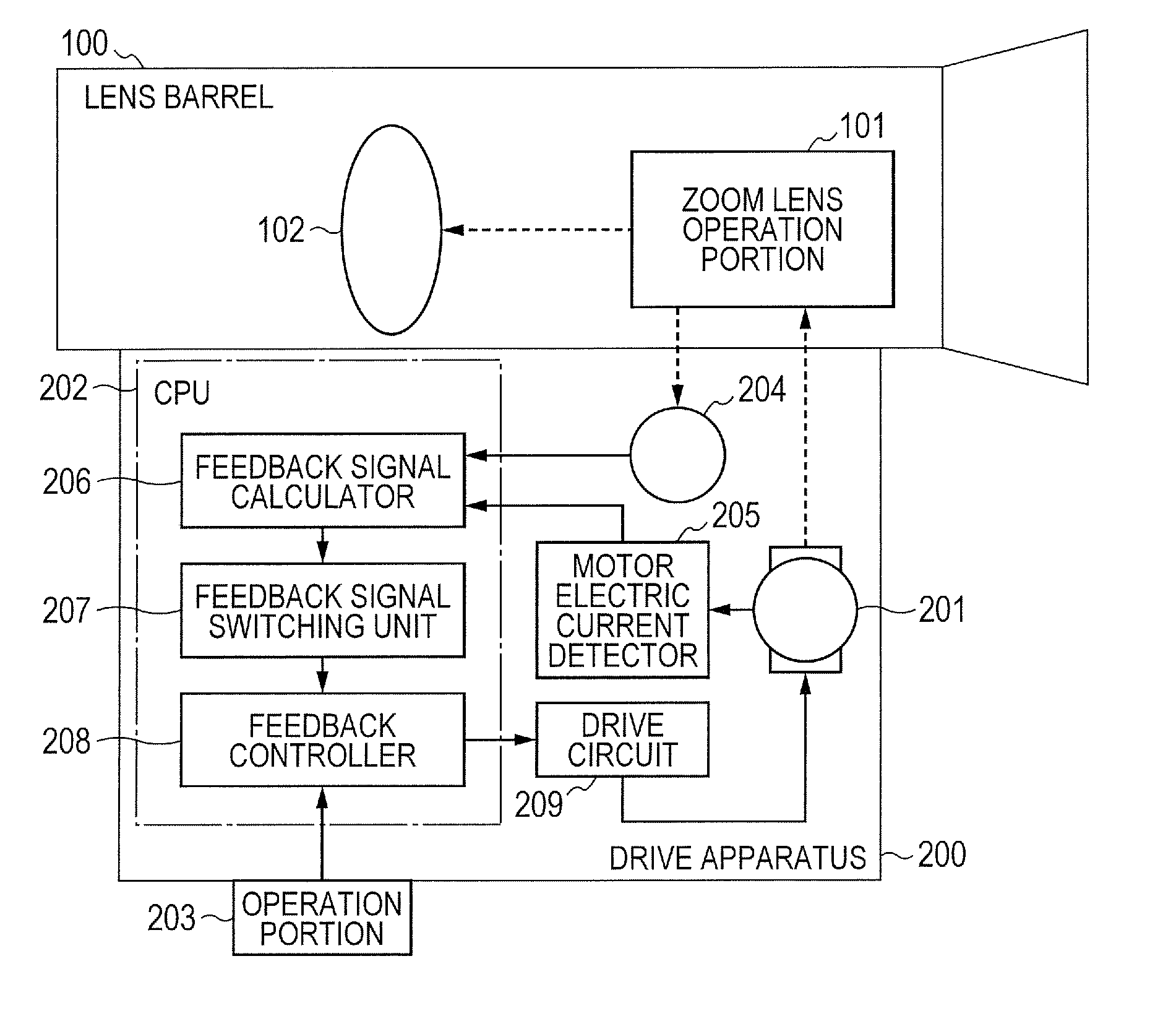 Driving apparatus, and lens apparatus and image pickup apparatus including the same