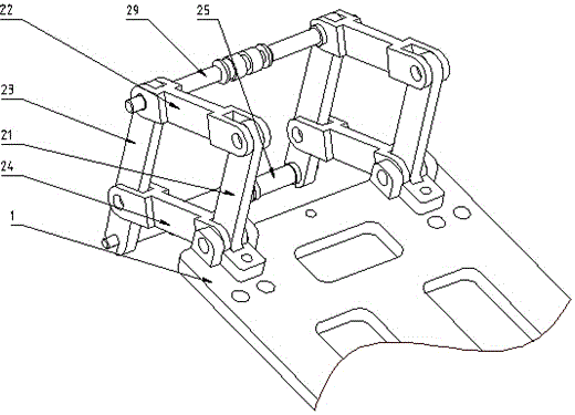 Cable rope detection robot based on parallelogram independent suspension