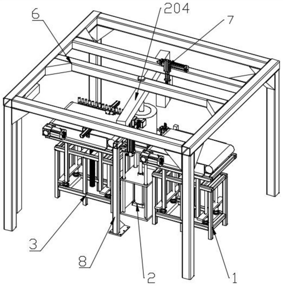 Efficient film-wrapping device for glass fiber yarn rolls