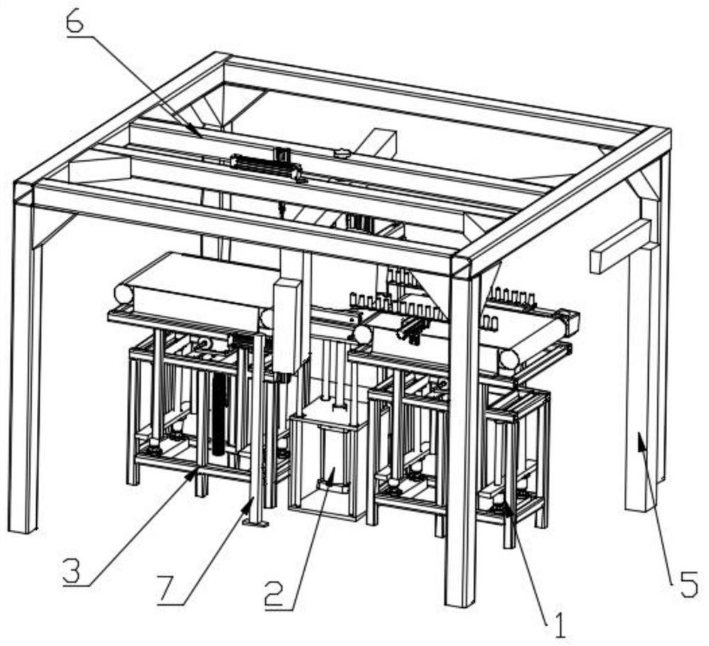 Efficient film-wrapping device for glass fiber yarn rolls