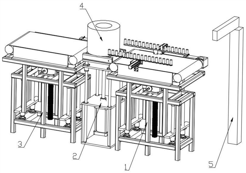 Efficient film-wrapping device for glass fiber yarn rolls