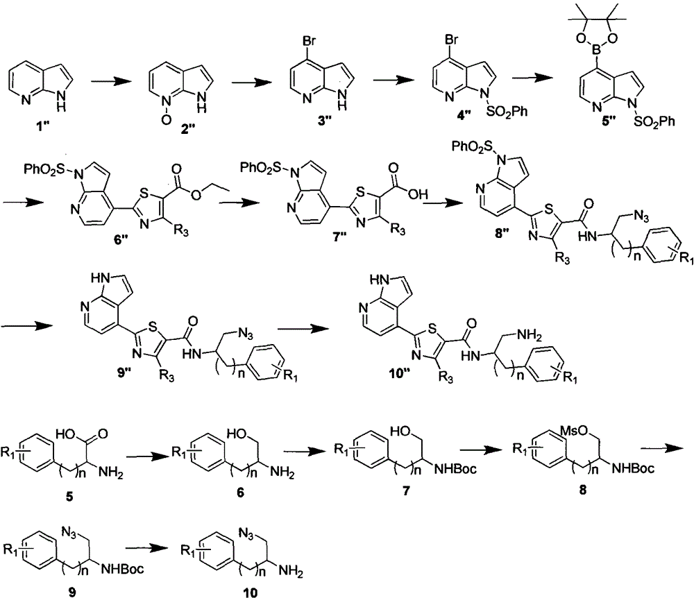 5-thiazole amides and their biological applications