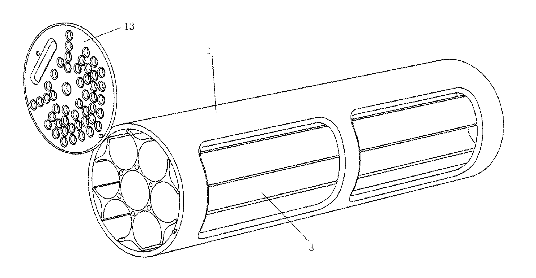 Material container for ultra-high pressure food processing