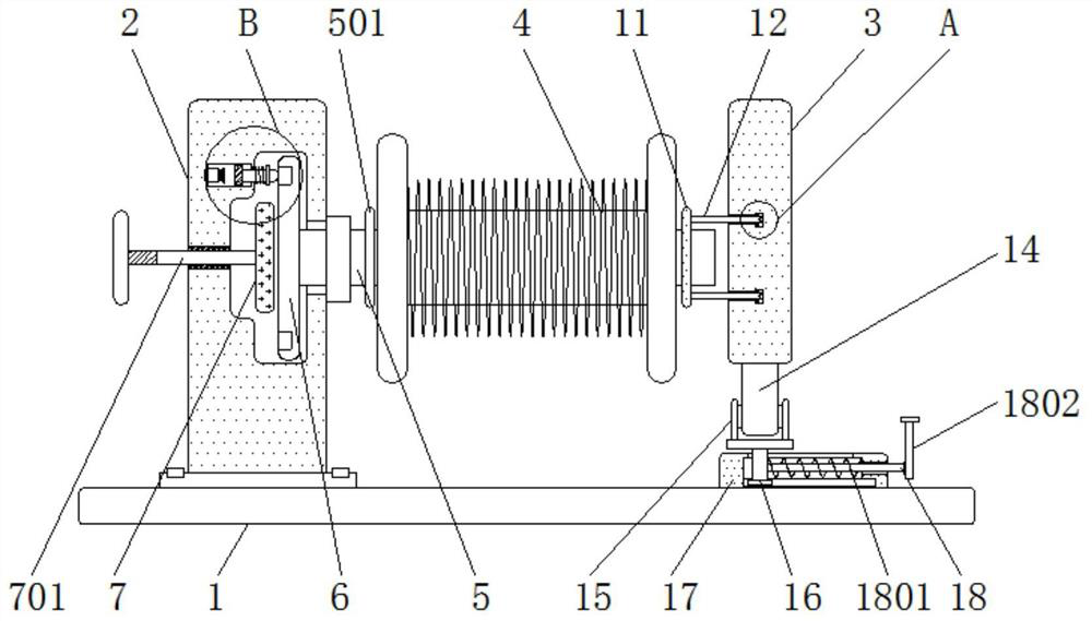 Thread feeding device with thread breakage alarm function for textile fabric processing