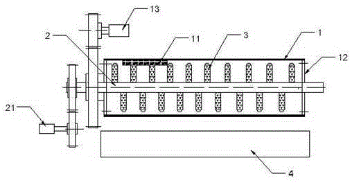 Screen type melon beating machine