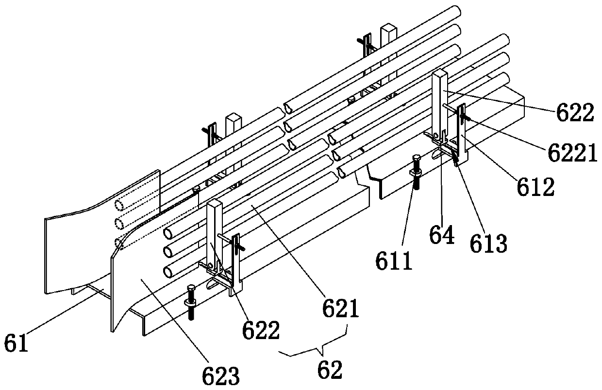 A cooling device for anti-meshing of bearing rings after forging