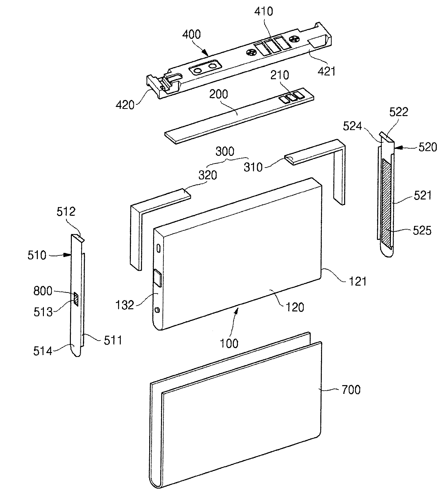 Pack type battery