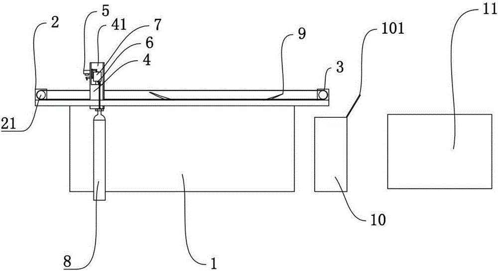 Needle detecting machine for cloth