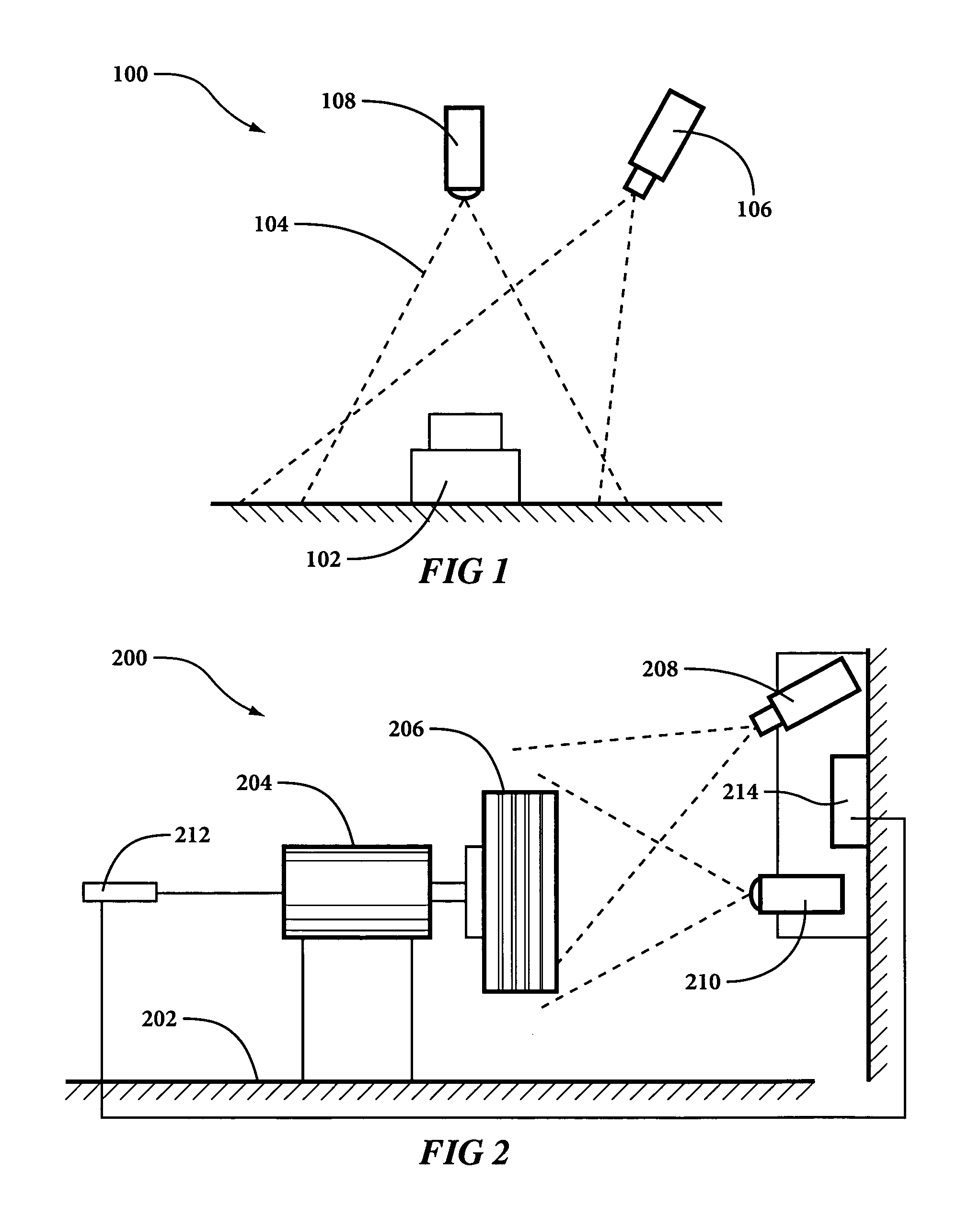 Method and apparatus for contact free measurement of periodically moving objects