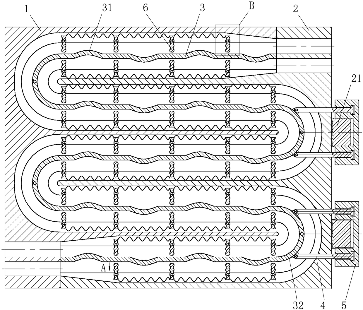 Industrial waste gas treatment method