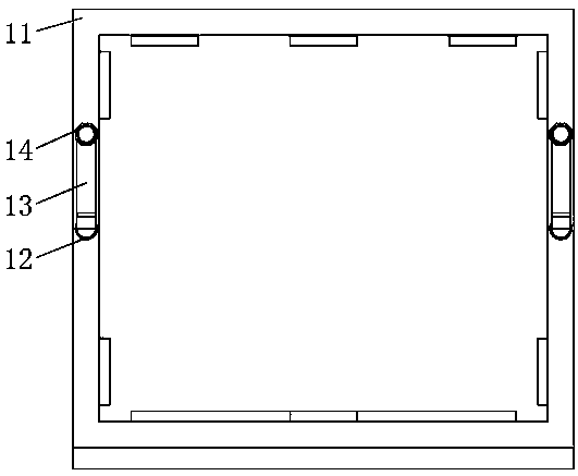 Sealing structure of curtain wall