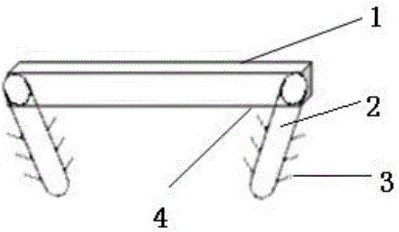 Skull flap reset connection fixing device and manufacturing method thereof