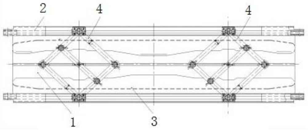 Three-piece type through channel top plate device