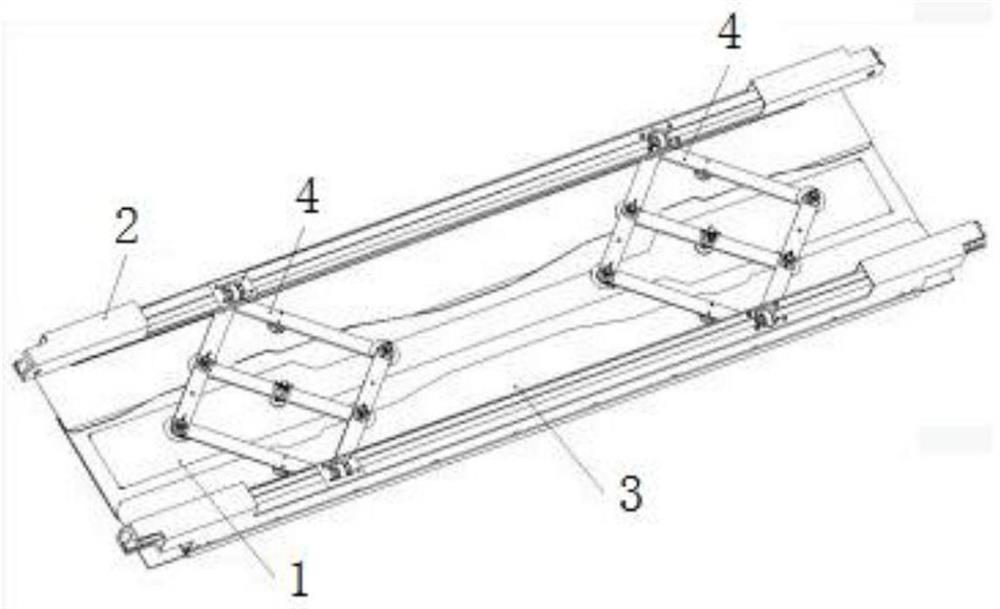 Three-piece type through channel top plate device