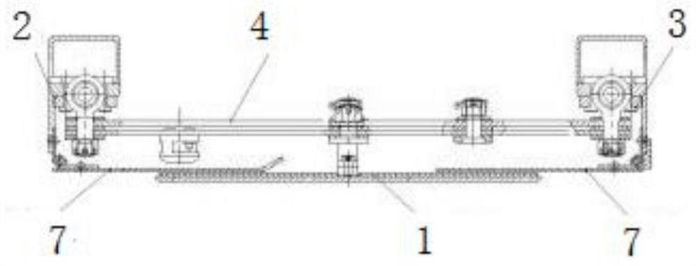 Three-piece type through channel top plate device