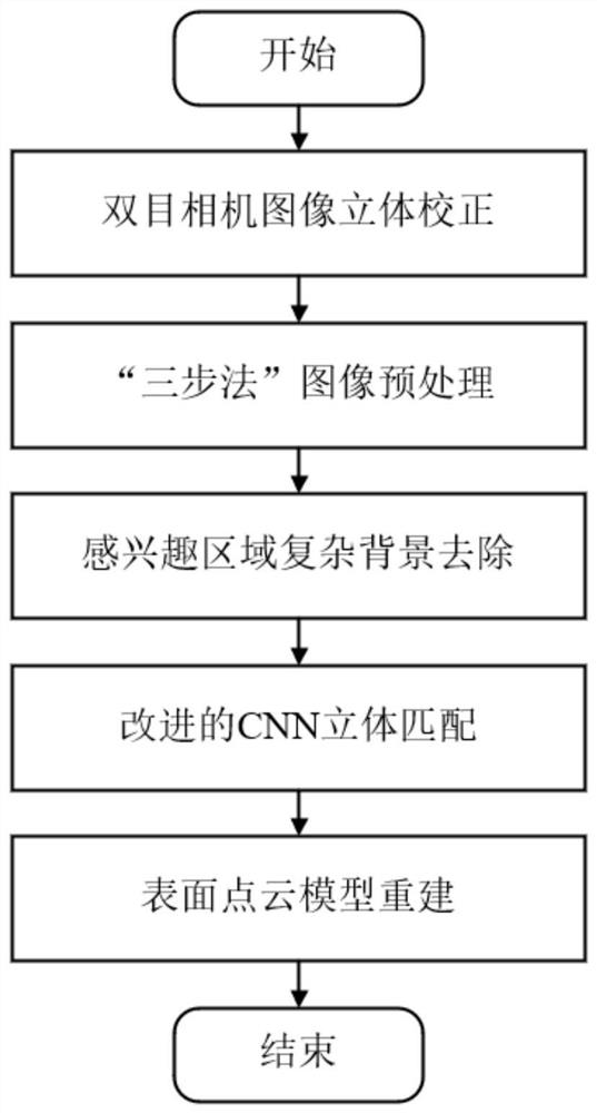 Surface point cloud reconstruction method based on binocular stereo vision