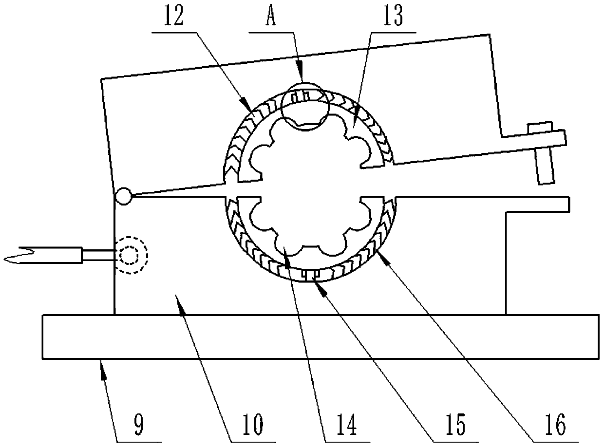 A fixing device for pre-branched cables