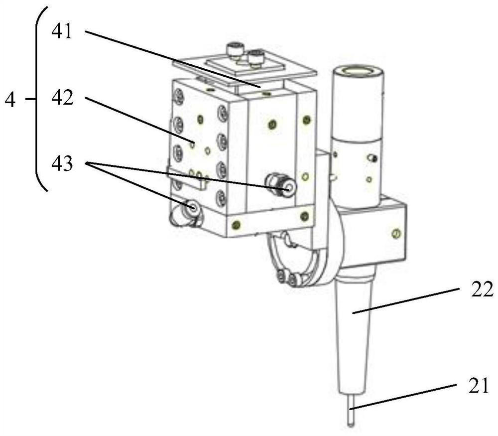 Constant pressure polishing device and constant pressure polishing method for aspheric optical element