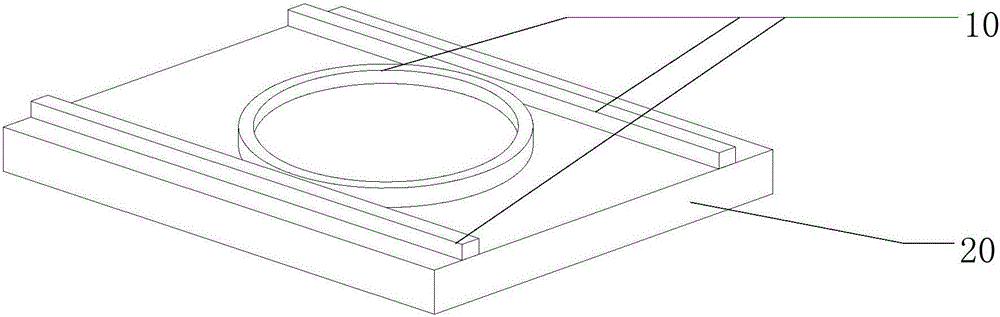 Testing device and method utilizing optical waveguide micro-ring resonator for testing methane concentration