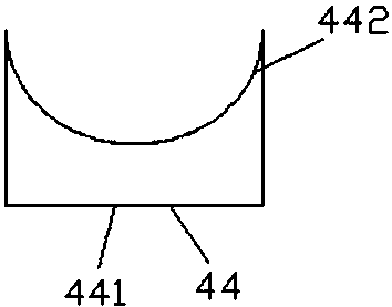 PCB shape stop dowel pulling-out device