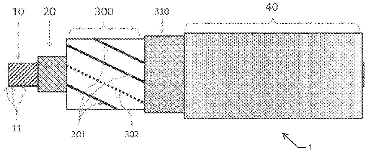 High strength tether for transmitting power and communications signals