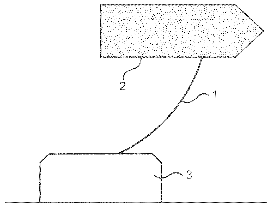 High strength tether for transmitting power and communications signals