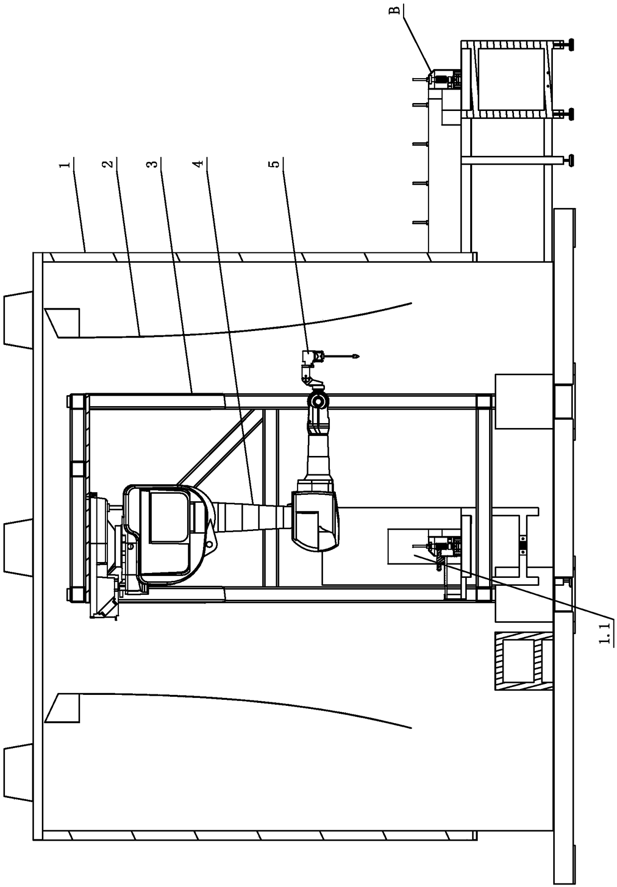 Automatic spraying line for golf club head