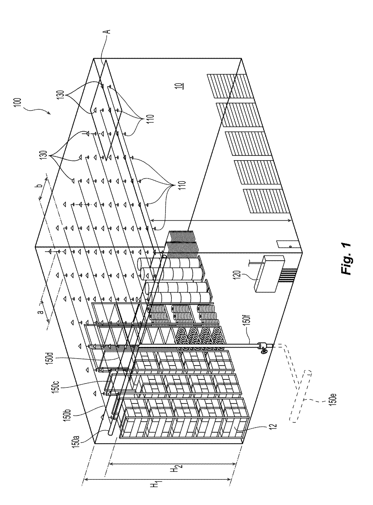 Controlled system and methods for storage fire protection