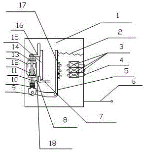 Brake opening speed adjusting contactor