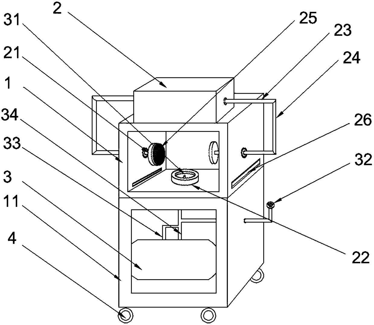 Vacuum tank detection anti-explosion device